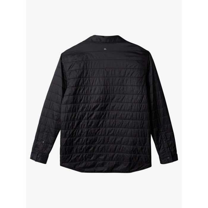 Quiksilver Free Climb Insulated Reversible Flannel Shirt-Phantom Black (KTA6)