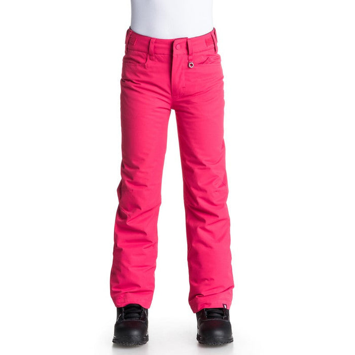 Roxy 2022 Girls Backyard Snow Pant-MGN0 Dawn Pink