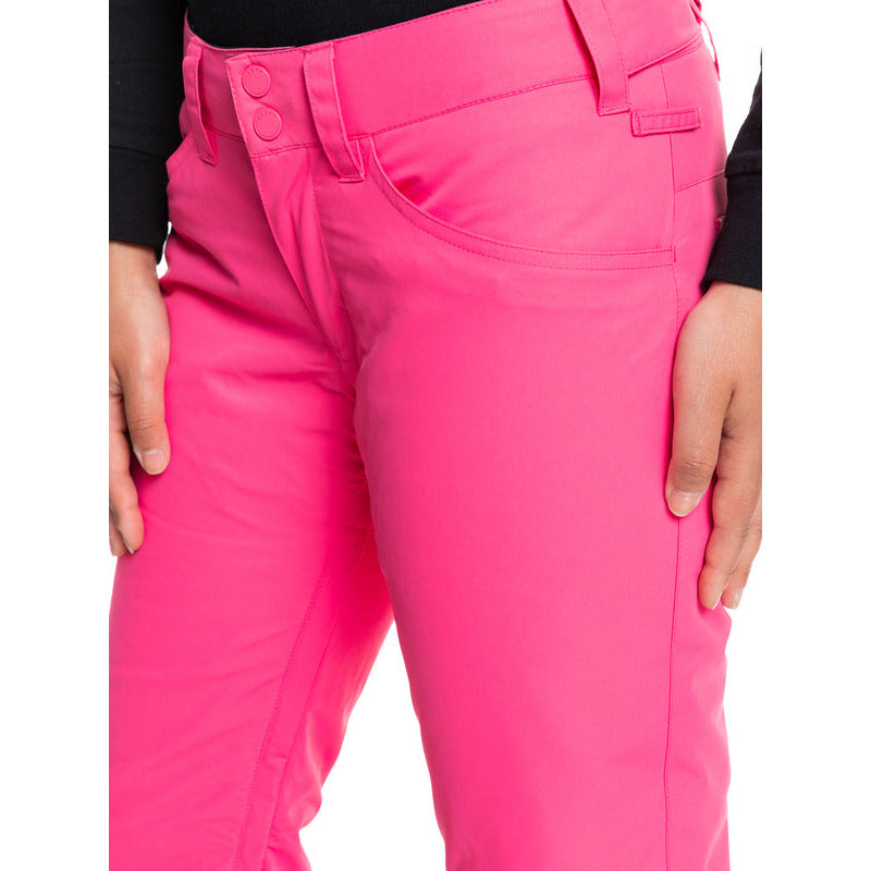 Roxy Backyard snow pants in beetroot pink
