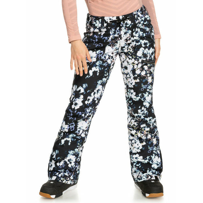 Roxy Nadia Printed Pant -Black-Flowers — Performance Ski Surf