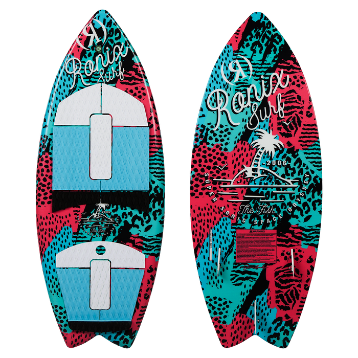 Ronix 2024 Super Sonic Space Odyssey - Girl's Fish - Coral / Mint / Black - 3'9