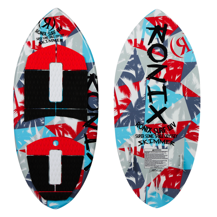 Super Sonic Space Odyssey - Skimmer - White / Red / Blue - 3'11