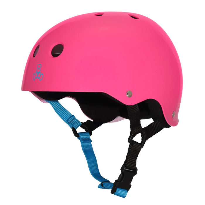 Triple Eight Sweatsaver Helmet-Neon Fuschia