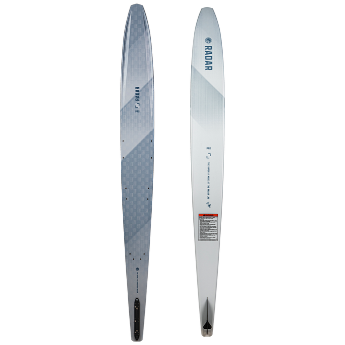 Radar 2022 Pro Build Vapor Waterski Slalom Skis - White