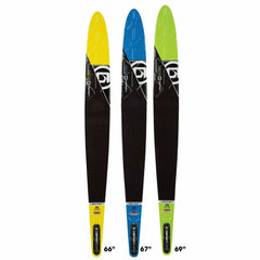 O'brien Siege Slalom Ski With HO Stance Adjustable Front Boot and Adjustable Rear Toe Plate